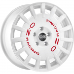 R18x7.5J 5X112 ET50 CB-75 Race White Red Lettering