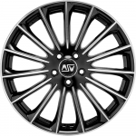 R17x7.5J 5X112 ET35 CB-73.1 Gloss Black Full Polished