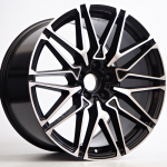 R22x9.5J 5X112 ET35 CB-66.6 Black Face Machined