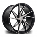 R20x10J 5X112 ET40 CB-73.1 BLACK POLISHED DARK TINT