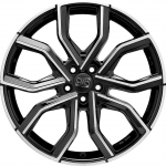 R20x8.5J 5X114.3 ET38 CB-73.1 Gloss Black Full Polished