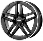 R19x8J 5X112 ET57 CB-66.6 Diamond Rim Black Gloss