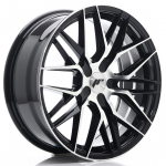 JR Wheels JR28 18x7,5 ET20-40 BLANK Gloss Black Machined Face Alloy Wheel