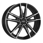 R17x7J 5X112 ET47 CB-66.6 Black/polished
