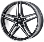 R18x8J 5X108 ET48 CB-63.4 Diamond Black Gloss