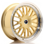 JR Wheels JR10 19x8,5 ET20-35 BLANK Gold w/ Machined Lip Alloy Wheel