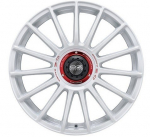 R19x8.5J 5X112 ET38 CB-75 Race White Red Lettering
