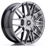 JR Wheels JR28 17x7 ET20-45 BLANK Hyper Black Alloy Wheel