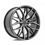R20x8.5J 5x120 ET31 CB-72.6 GLOSS BLACK & POLISHED