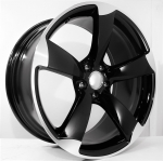 R19x8.5J 5X112 ET42 CB-66.6 Black Face Machined