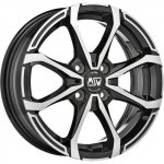 R16x7J 4X108 ET37 CB-63.4 Gloss Black Full Polished
