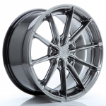 JR Wheels JR37 17x8 ET20-40 5H BLANK Hyper Black Alloy Wheel