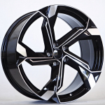 R19x8.5J 5X112 ET30 CB-66.6 Black Face Machined