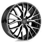 R20x9J 5X112 ET20 CB-73.1 Gloss Black Full Polished