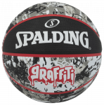 SPALDING RED GRAFFITI Krep&scaron;inio kamuolys, 7 dydis