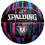 SPALDING MARBLE SERIES&trade; BLACK/PINK/BLUE Krep&scaron;inio kamuolys, 6 dydis