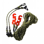 TigerWood Reflective Silk Green &Scaron;ilkiniai hamako dirželiai