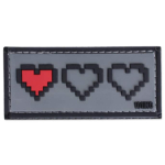 101 Inc. 3D PVC Last Live Gray Karinis antsiuvas
