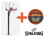 SPALDING BASKETBALL SYSTEM GOLD IN-GROUND&trade; 54&rdquo; Krep&scaron;inio sistema