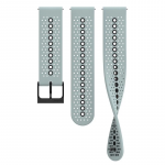 SUUNTO 22 ATH1 SILICONE STRAP ICE BLUE BLAC S+M Sportinis laikrodžio dirželis