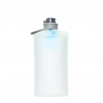 HydraPak Flux+ Bottle 1,5 L Clear/HP Blue Sulankstomas vandens butelis su filtru