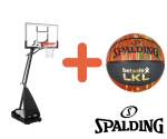 SPALDING BASKETBALL SYSTEM PLATINUM TF&trade; 60&rdquo; Krep&scaron;inio sistema