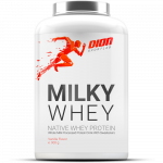 Dion MILKY WHEY Gimtųjų i&scaron;rūgų baltymai - native whey 900 g &Scaron;okolado Balto sk.