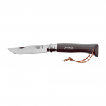 Opinel Colorama 08 Inox Sulankstomas peilis, rudas