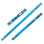 4PRO magnetinių gulsčiukų komplektas, 3 vnt. (60/120/200 cm), su 3 akutėmis ir rankenomis