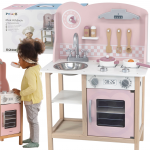 Medinė virtuvėlė Silver-Pink VIGA PolarB