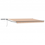 Elektrinė i&scaron;traukiama pavėsinė Mėlynas ir Oranžinis 4 &times; 3 m