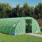 &Scaron;iltnamis su plieno rėmu žalios spalvos 20x4x2m 80m&sup2;