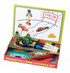 Magnetinis žaidimas ir pie&scaron;imo rinkinys Ma&scaron;inos