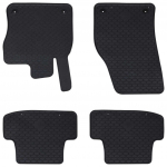 Automobilių kilimėlis 4 pcs Juoda tinka AUDI Q2 2017 Guma