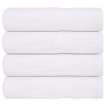Du&scaron;o rank&scaron;luosčiai FROGN 4 vnt balti 70x140 cm 360 g/m&sup2;
