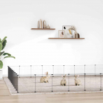 Augintinių narvas 36 segmentai juodas 35x35cm plienas