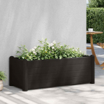 Auk&scaron;tas sodo lovelis antracito 100x43x35cm PP