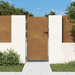 Sodo vartai 85x175 cm Corten plienas
