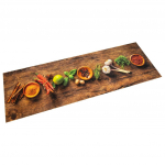 Virtuvės kilimėlis 60x300cm aksomas plaunamas prieskoniai