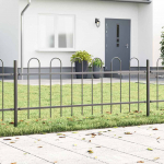 Sodo tvora 9 pcs Pilka 153 x 06 m Miltelinis plienas