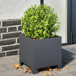 Sodo lovelis antracito spalvos 30x30x30cm plienas