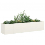Lovelis baltos spalvos 200x40x40cm &scaron;altai valcuotas plienas