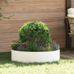 Vazonų žiedas Balta 80 x 80 x 20 cm &Scaron;altai valcuotas plienas