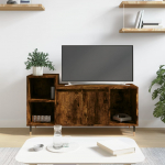 vidaXL Televizoriaus spintelė, dūminio ąžuolo, 100x35x55cm, mediena
