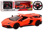 RC sportinis automobilis 1:12 su atidaromomis durimis oranžinis