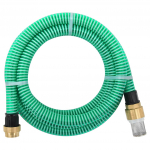 Siurbimo žarna su žalvarinėmis jungtimis žalia 11" 25m PVC
