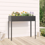 Sodo lovelis antracito 1005x405x90cm galvanizuotas plienas