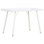 Ra&scaron;omasis stalas baltos spalvos 90x50x79cm