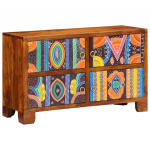 Batu skrynia Ruda 90 x 35 x 55 cm Kietos akacijos mediena
