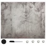 Prie sienos montuojama magnetinė lenta 60x60cm stiklas